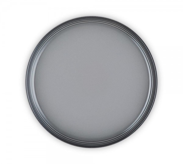 Le Creuset Frühstücksteller Coupe Steinzeug Flint Grau 22cm