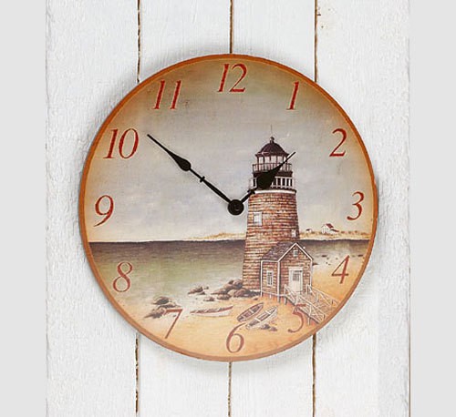 Nostalgische Grosse Wanduhr Leuchtturm Maritim Nostalgische Grosse Wanduhr Leuchtturm Maritim