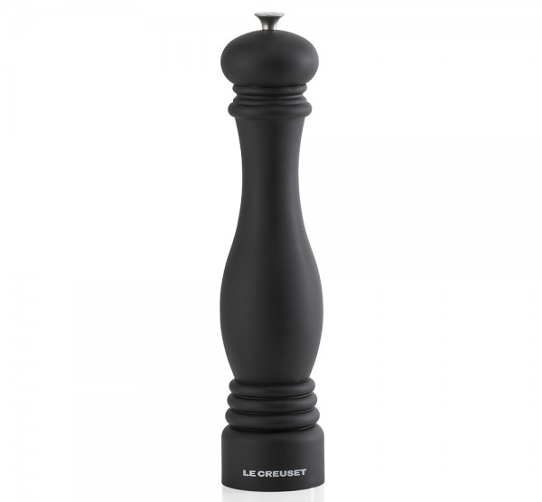 Le Creuset Große Pfeffermühle Schwarz matt 30cm