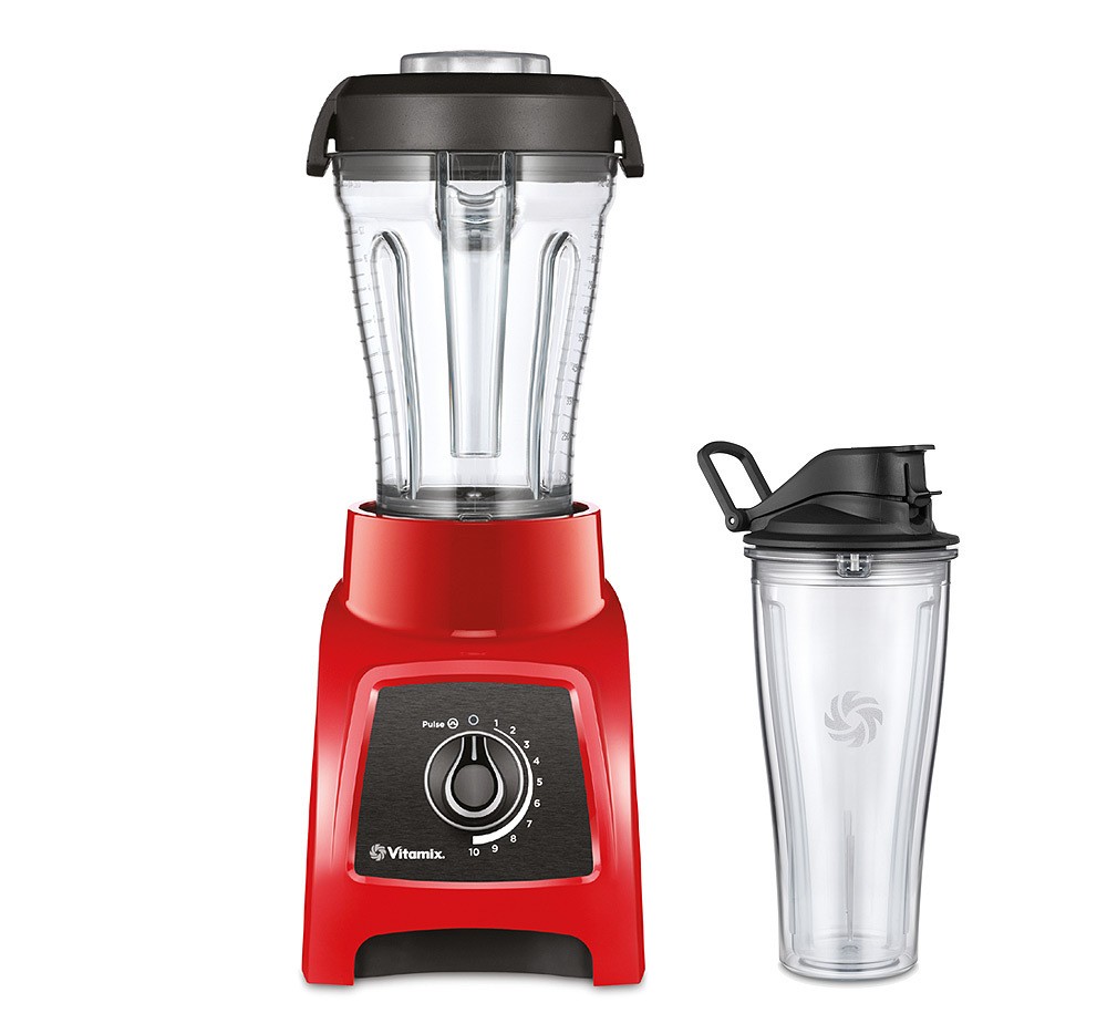 Vitamix S30 Mixer Rot mit 1,2 L Behälter & 0,6-Liter Mix & Go Behälter