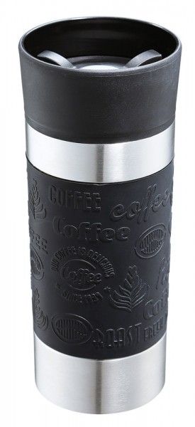 Cilio Isoliertrinkbecher VIAGGIO schwarz 360ml