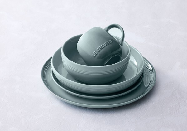 Le Creuset Suppenteller Coupe Steinzeug Sea Salt 22cm