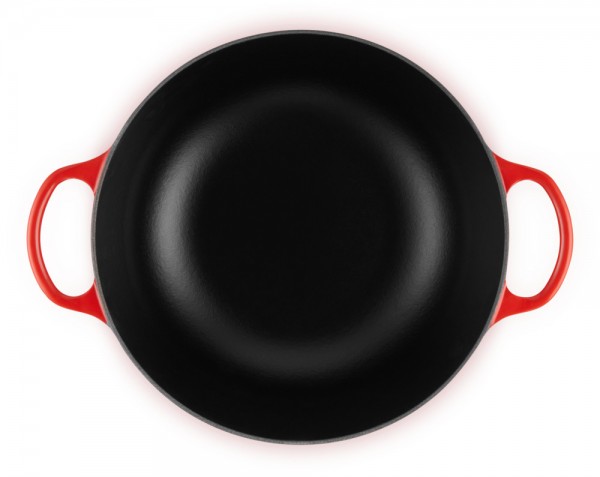Le Creuset La Marmite Signature Familientopf Gusseisen Kirschrot 26cm