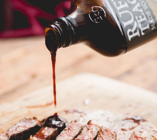 Rufus Teague Whiskey Maple BBQ Sauce Grillsauce mit Whiskey u. Ahornsirup 423 g