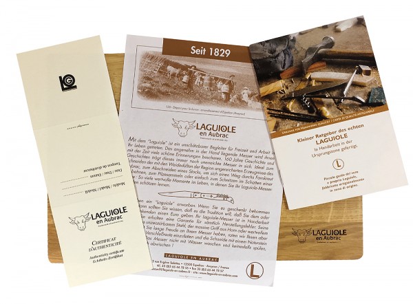 Laguiole en Aubrac Steakmesser Set 6-teilig Wacholder (Genévrier) 23 cm