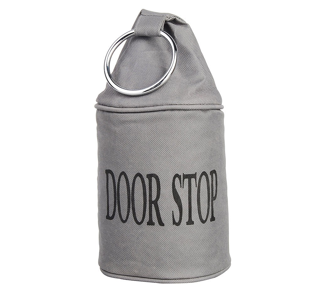 Cooler Türstopper Türsperre Sack Door-Stop Grau mit Ring Vintage Cooler Türstopper Türsperre Sack Door-Stop Grau mit Ring Vintage