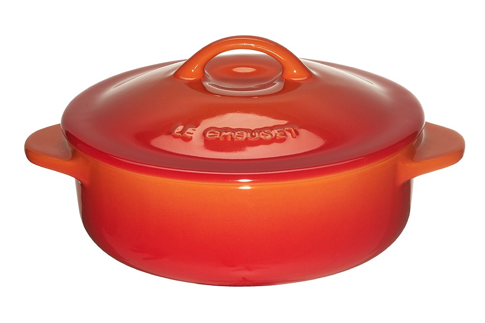 Le Creuset Mini Bräter Tradition Steinzeug Ofenrot 14cm