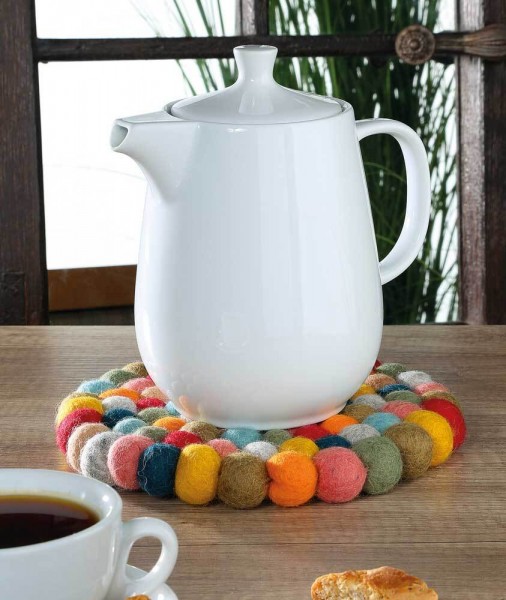 Cilio Untersetzer LANA COLORE rund Schafwolle 21cm