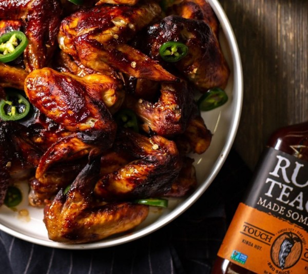 Rufus Teague Touch O' Heat BBQ Sauce Grillsauce Mild-Scharf 423 g