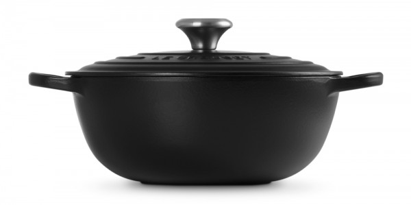 Le Creuset La Marmite Signature Familientopf Gusseisen Schwarz 26cm