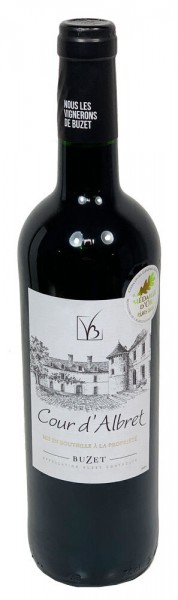 Buzet AOC Rouge Cour Albret 2020 Rotwein 0,75 Liter Flasche