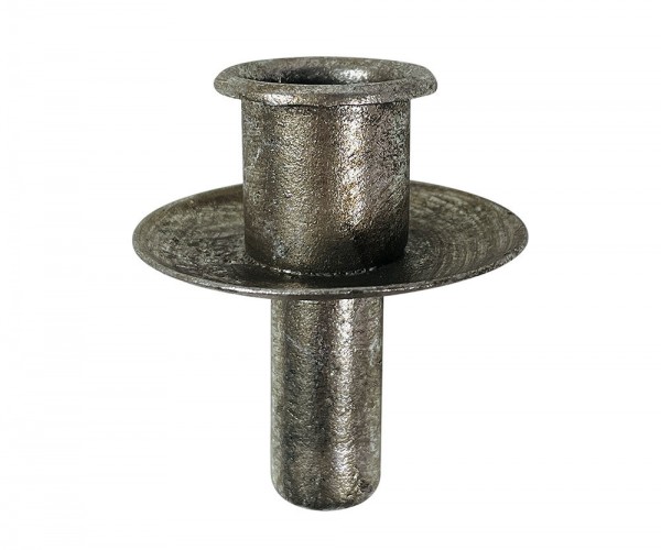 Kerzenhalter für Flaschen Silber Kerzenhalteraufsatz Flaschenaufsatz Antil-Stil