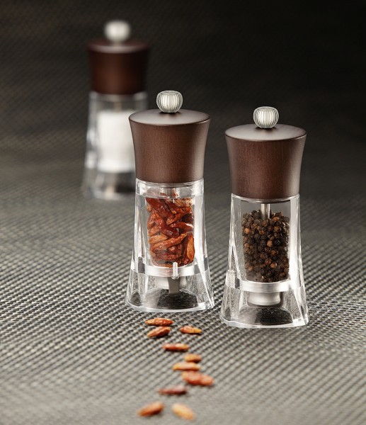 Peugeot Oleron Pfeffermühle Acryl Holz Schoko 14cm