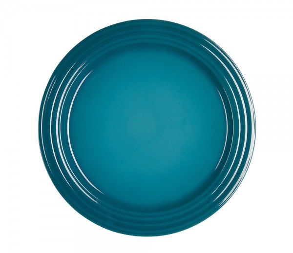 Le Creuset Speiseteller Steinzeug Deep Teal Petrol 27cm