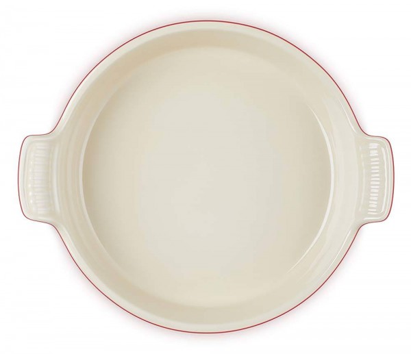 Le Creuset Auflaufform Tradition Rund Steinzeug Kirschrot 24cm