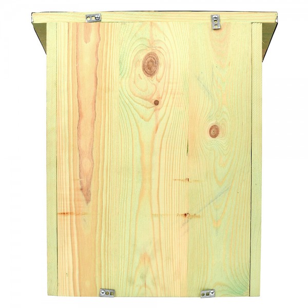 Fledermauskasten Fledermaushaus Holz Blechdach Nistkasten für Fledermäuse 45,5cm