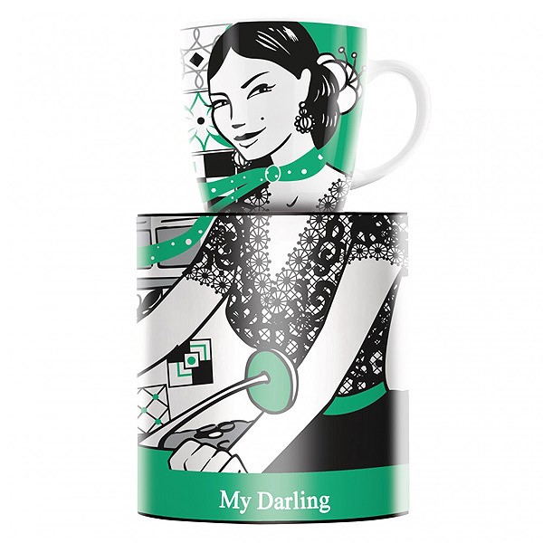 Ritzenhoff My Darling Design Kaffeebecher Virginia Romo |Trinkgläser |Gläser |Tisch |ZEITZONE Shop