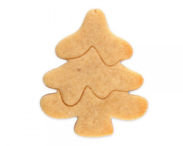 Städter Ausstechform Tannenbaum Plätzchenausstecher Präge-Ausstecher Edelstahl 6cm