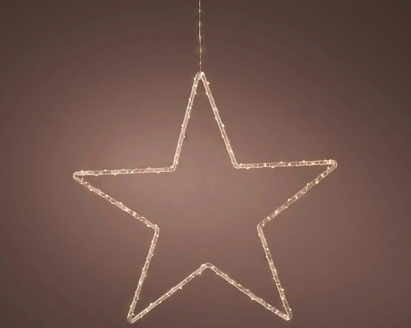 LED Weihnachtsstern Weihnachtsbeleuchtung Warmweiß Batterie Timer 8 Modi Outdoor