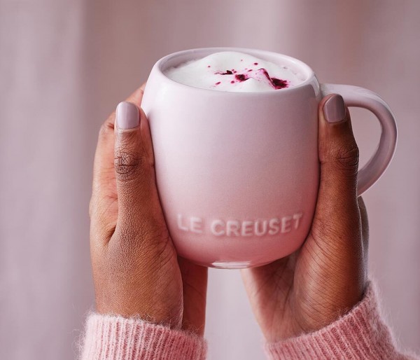 Le Creuset Becher Coupe Tasse Steinzeug Shell Pink 320ml