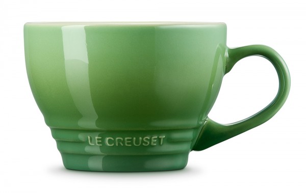 Le Creuset Cappuccino Tasse Steinzeug Bamboo Green 400ml