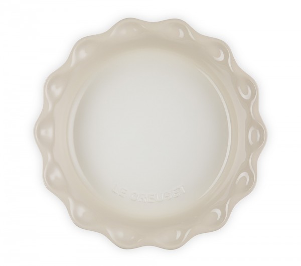 Le Creuset Pie-Form Kuchenform Steinzeug Meringue 23cm