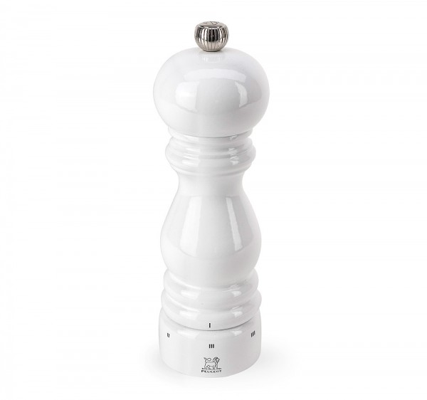 Peugeot Paris Salzmühle Holz Weiss Lackiert U-Select 18cm