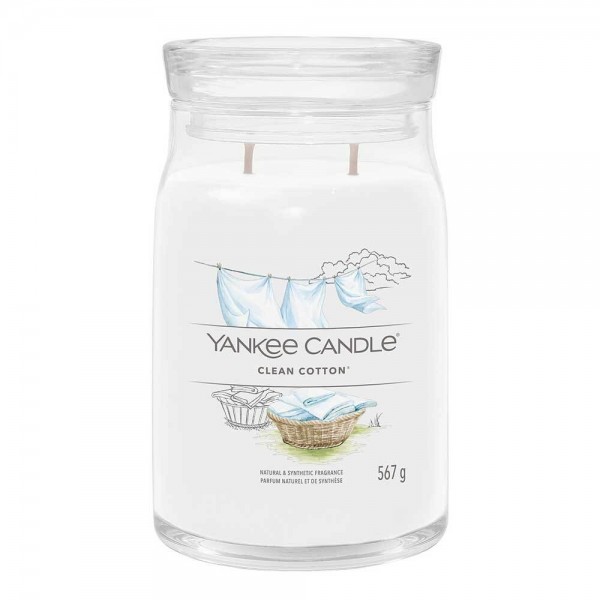 Yankee Candle Duftkerze Signature Clean Cotton 567 g