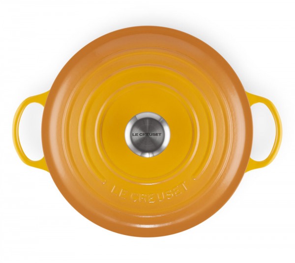 Le Creuset La Marmite Signature Familientopf Gusseisen Nectar Gelb 26cm