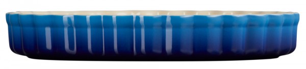 Le Creuset Tarte-Form Steinzeug Azure Blau 24cm