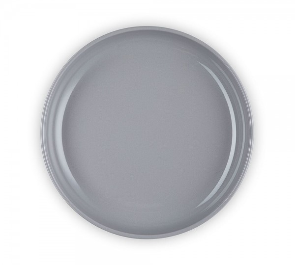 Le Creuset Suppenteller Coupe Steinzeug Flint Grau 22cm