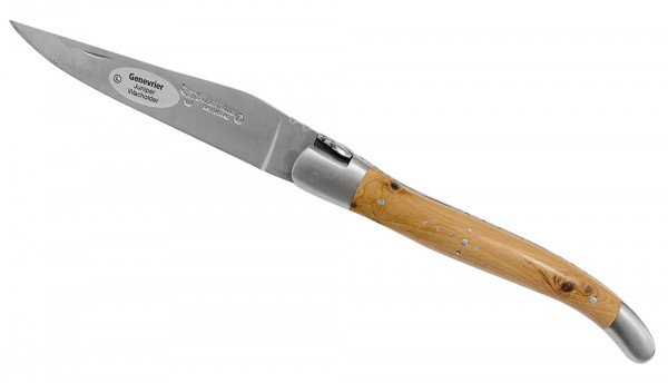 Laguiole en Aubrac Taschenmesser Wacholder (Genévrier) matt 12 cm