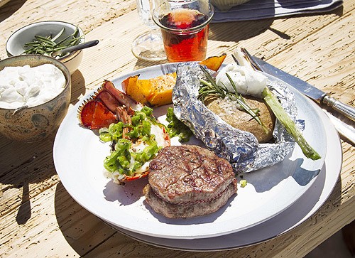 RÖSLE Grillzange gebogen Edelstahl 35,5cm