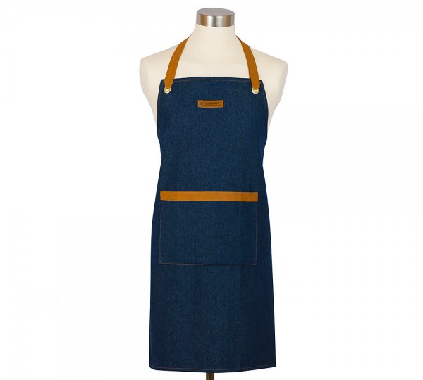 Le Creuset Küchen-Schürze Denim Jeans-Look