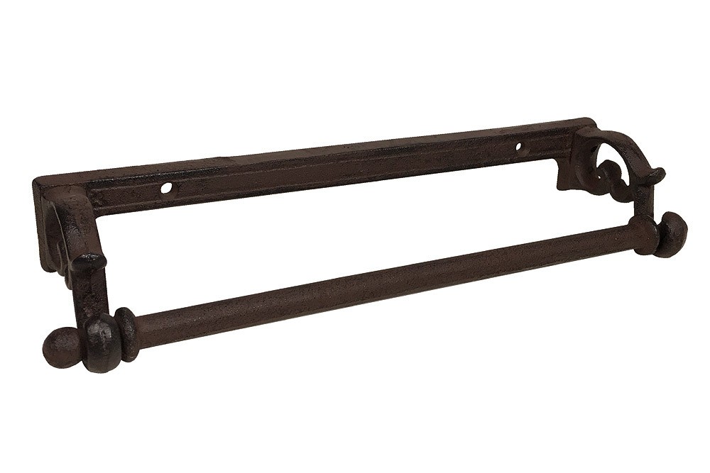 Wand- Küchenrollenhalter Nostalgie Landhausstil Gusseisen Antik-Stil Braun Wand- Küchenrollenhalter Nostalgie Landhausstil Gusseisen Antik-Stil Braun