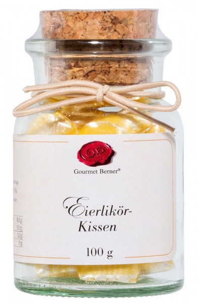 Gourmet Berner Eierlikör-Kissen Bonbons 100 g