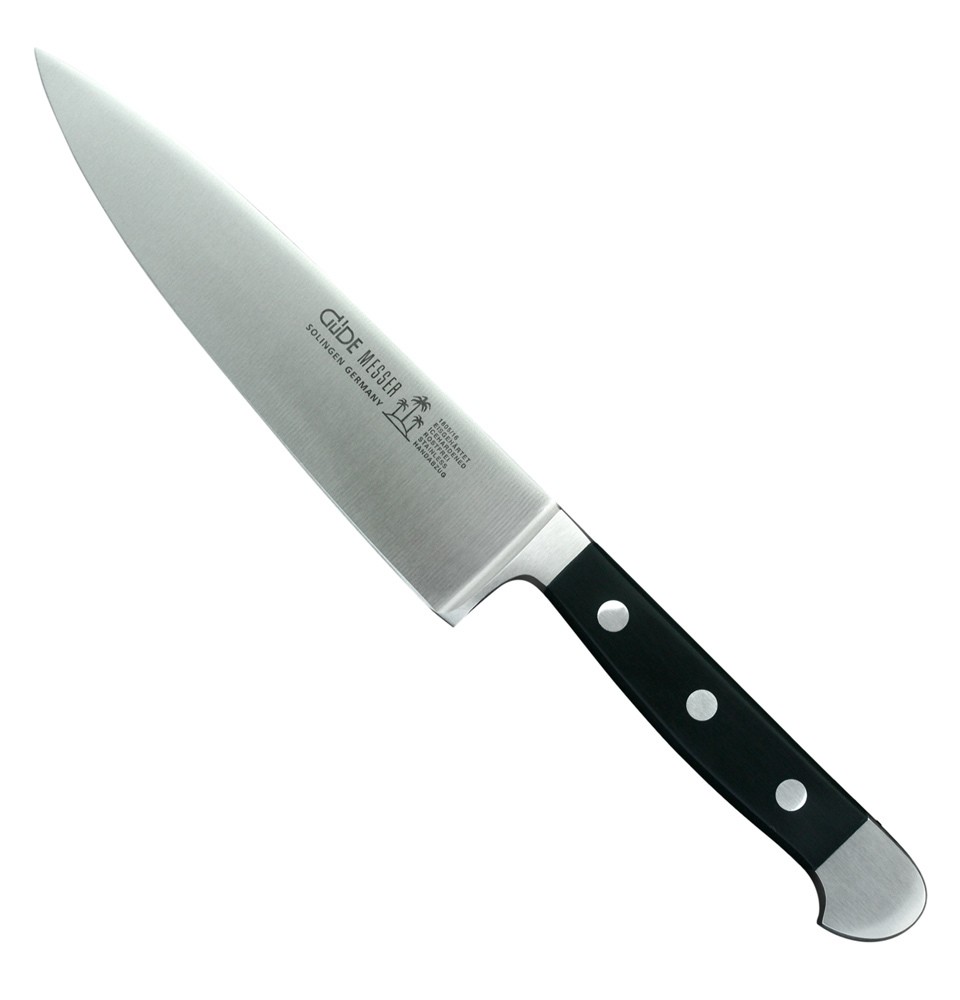 GÜDE Alpha Kochmesser schwarz 16 cm GÜDE Alpha Kochmesser schwarz 16 cm