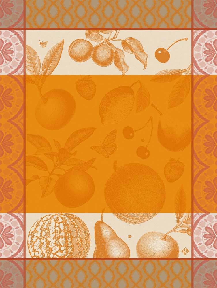 Le Jacquard Français Geschirrtuch Arriere Pays Melon Orange 60x80 Baumwolle Le Jacquard Français Geschirrtuch Arriere Pays Melon Orange 60x80 Baumwolle