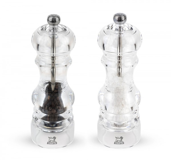 Peugeot Nancy SET Pfeffermühle & Salzmühle Acryl 18cm