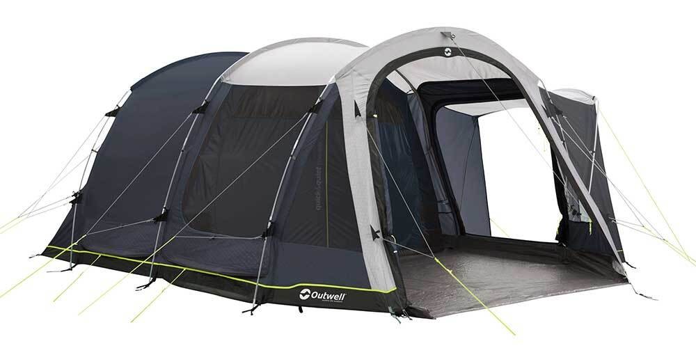 Outwell Nevada 5 Personen Zelt mit 2 Schlafkabinen Navy Night Blau Tunnelzelt