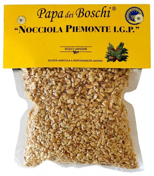 Papa dei Boschi Haselnüsse Piemont Gehackt Geröstet