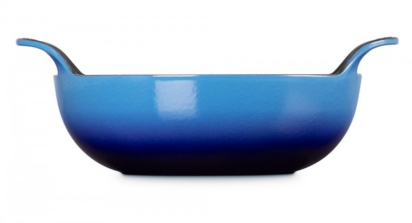 Le Creuset Balti Dish Schmorbräter Gusseisen Azure Blau 24cm