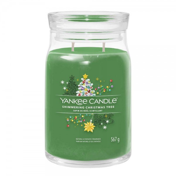Yankee Candle Duftkerze Signature Shimmering Christmas Tree 567 g
