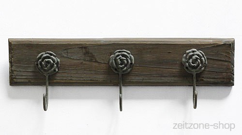 Rustikale Garderobe Landhaus Holz Braun 3 Haken Rustikale Garderobe Landhaus Holz Braun 3 Haken