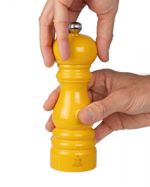 Peugeot Paris Pfeffermühle Holz Gelb Safrangelb U-Select 18cm