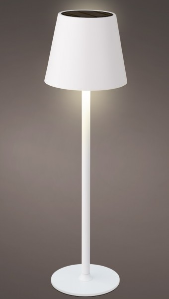 Solar Tischleuchte Outdoor Dimmbar Weiß USB Kalt u. Warmweiß Touch Innen Außen