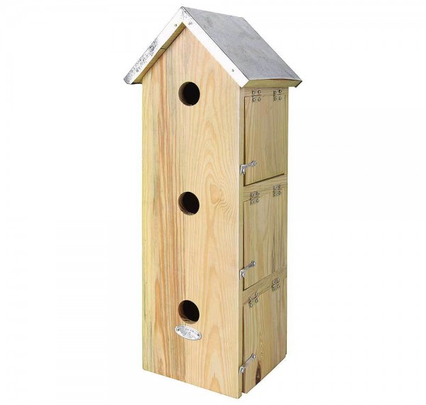 Vogelhaus Spatzenvilla Vogelfutterhaus Nistkasten Holz 51cm