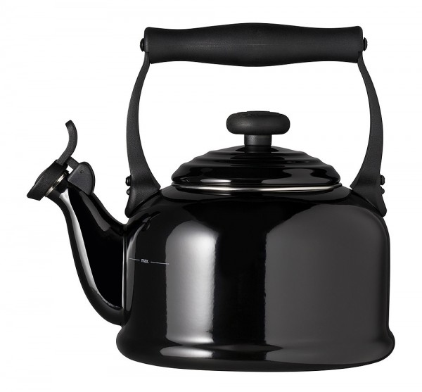 Le Creuset Wasserkessel Tradition Schwarz 2,1L