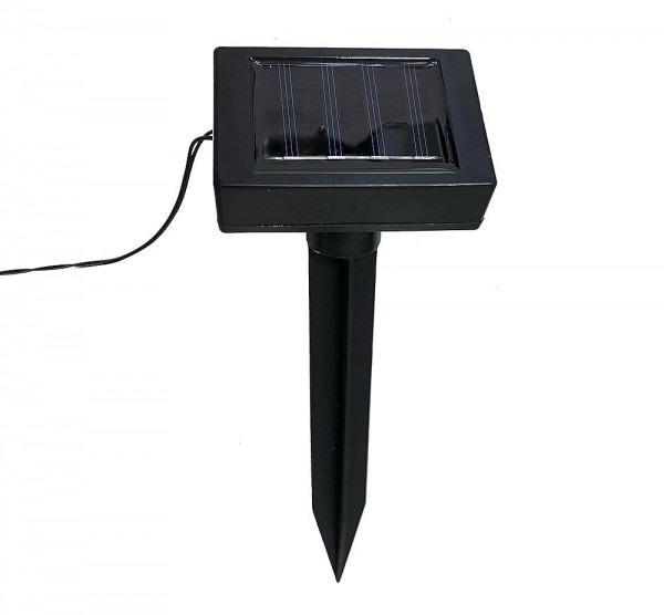 Solar Lichterkette mit 10 bunten LED Glühbirnen Garten Partyleuchten 4,5 Meter