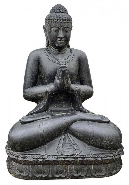 Buddha Figur XXL 150 cm Groß Sitzend Gruß Frostfest Garten Statue